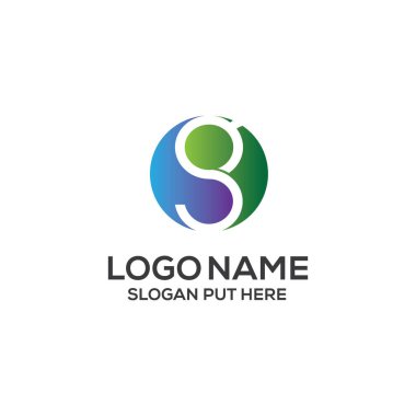 Şirket, iş veya endüstri amaçları için yaratıcı & Modern Sg veya Gs Letter logo tasarım şablonu