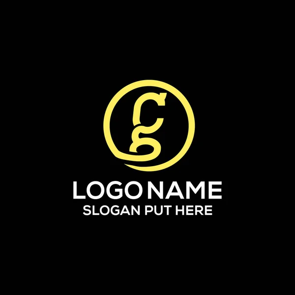 Letter Logo Design Template — Stok Vektör