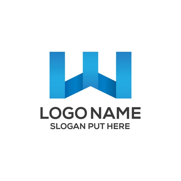 Şirket Endüstri Amaçları Için Yaratıcı Modern Letter Logo Tasarım Şablonu — Stok Vektör
