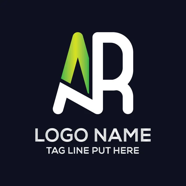 Plantilla Creativa Moderna Del Diseño Del Logotipo Letra Para Empresa — Vector de stock