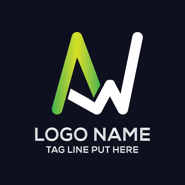 Plantilla Diseño Logotipo Letter Creativa Moderna Para Empresas Negocios Industria — Vector de stock