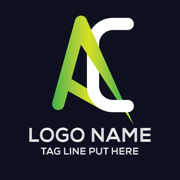 Creative Modern Letter Logo Design Template Company Business Industry Purpose — Stockový vektor