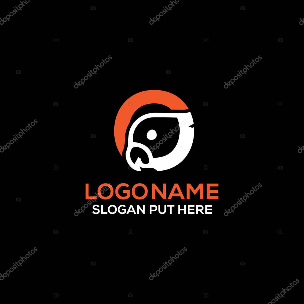 Creative & Modern Cockatoo Bird logo design template for wildlife company, business Or industry purpose ready to use