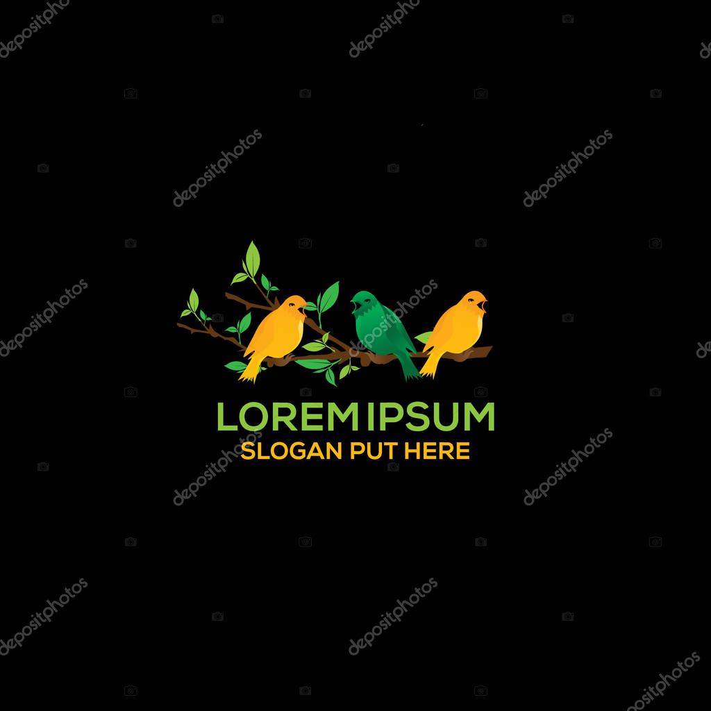Creative & Modern Natural Bird Logo vector design template for wildlife company, business Or industry purpose ready to use