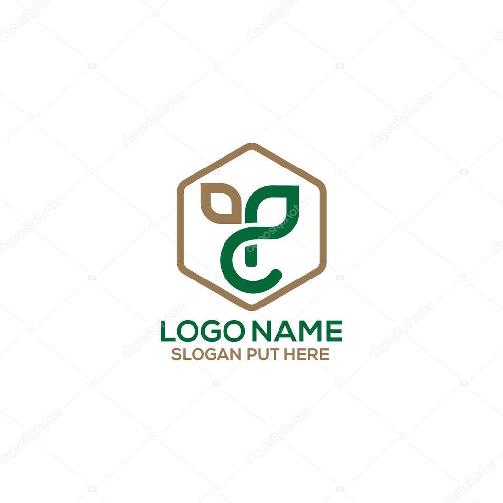 CP Letter Canna Pharma logo design for company, business Or industry purpose ready to use
