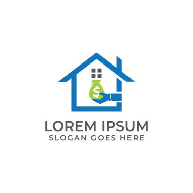 Emlak şirketi, işletme veya endüstri amaçları için yaratıcı & Modern Emlak Yatırımcısı logosu tasarımı şablonu