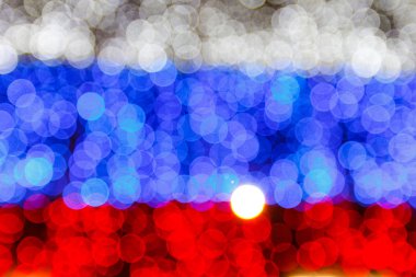 mevsimlik Rus bayrağı fron Noel süslemeleri arka plan