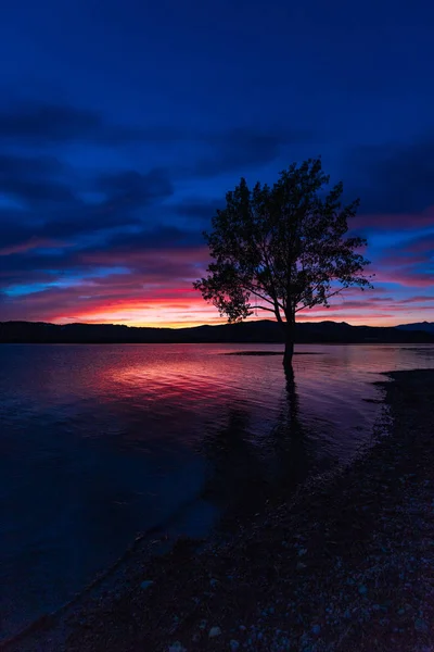 Sunset with incredible colors — Stock Photo, Image