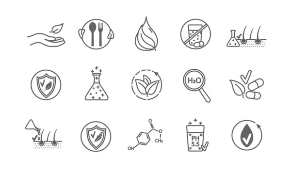 Gran conjunto de iconos de salud y bienestar — Archivo Imágenes Vectoriales