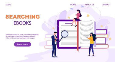 Çevrimiçi öğrenme ve eğitim uygulamaları için düz tasarım web pankartı