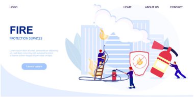 Yangın koruma servisi kavramı