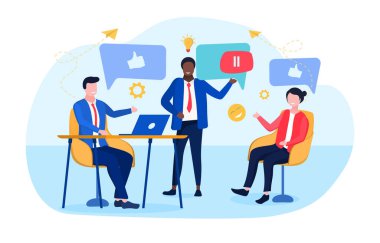 Sosyal ağlarda iş tartışması kavramı