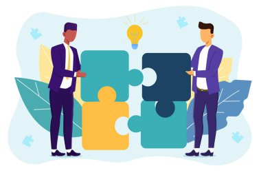 Takım çalışması kavramı.