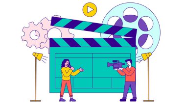Yüksek kaliteli video içeriği konsepti üretimi.