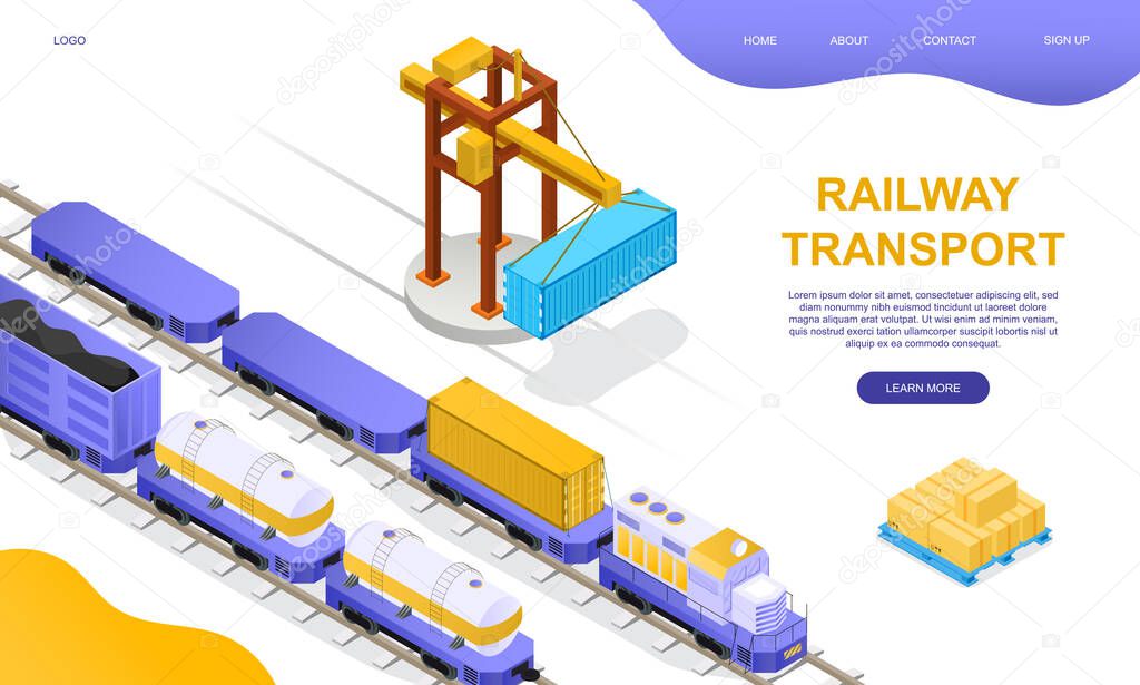 Freight rail transport concept