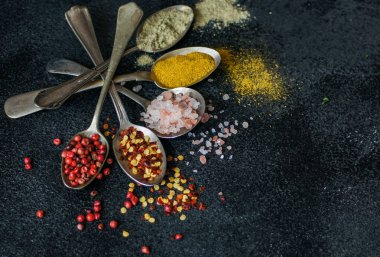 Baharatlı pişirme konsepti