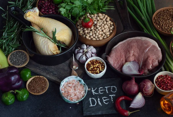 Keto diet concept — Stock Photo, Image
