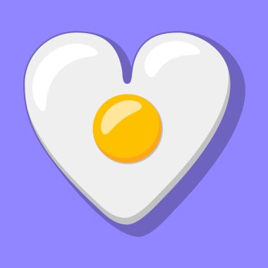 sahanda yumurta kalp