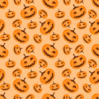 Korkunç kabaklar ile Halloween sorunsuz desen