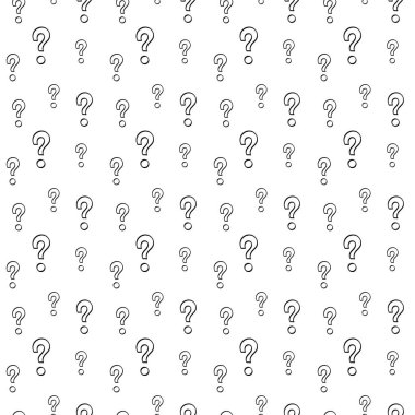 Soru işareti kusursuz desen