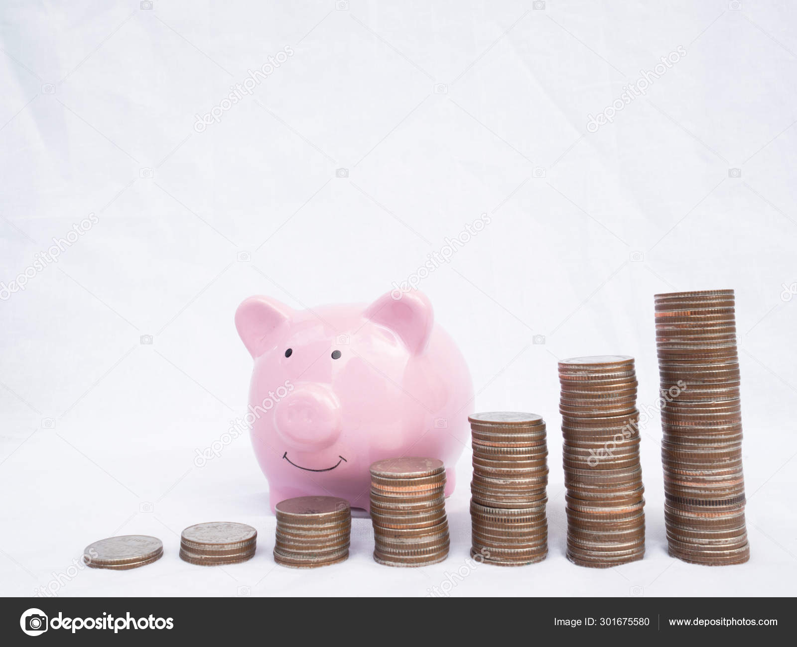 piggy bank with coins