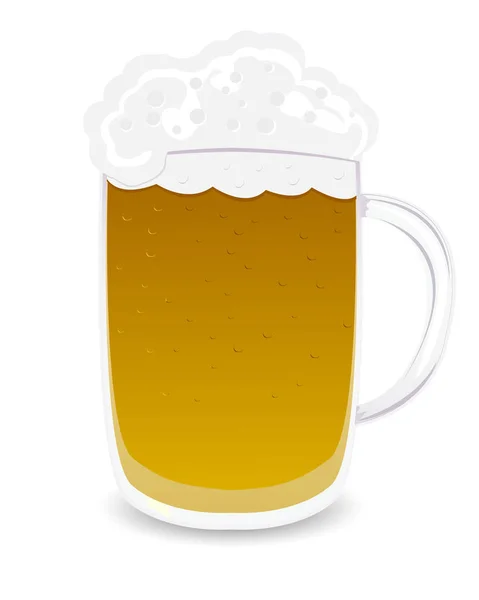 Beer mug — Stock Vector