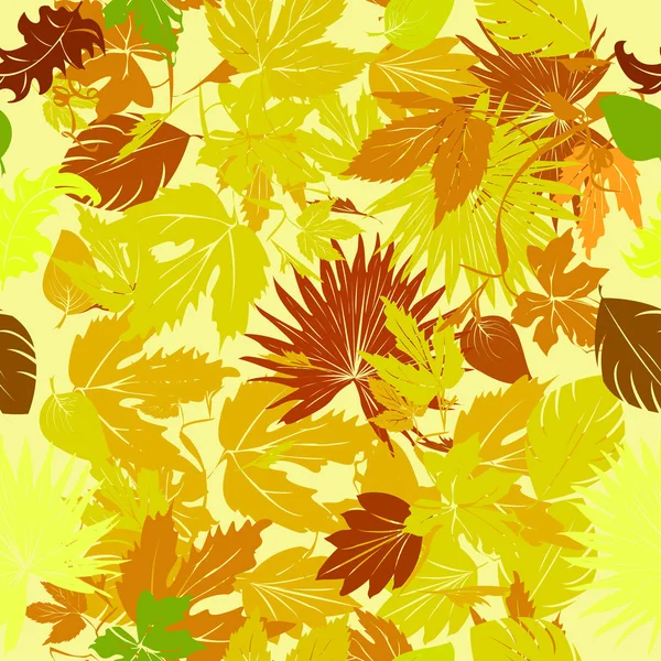 Leaves carpet background — Stock Vector
