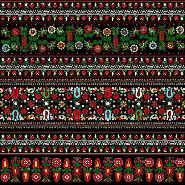Hongaren borduurwerk patroon 2 — Stockvector