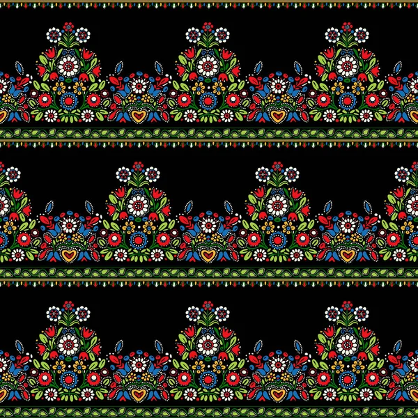 Motif de broderie hongrois 9 — Image vectorielle