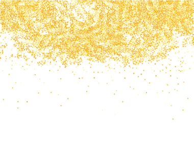 Altın glitter duş