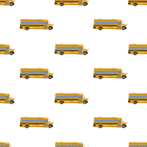 Padrão de ônibus escolar —  Vetores de Stock