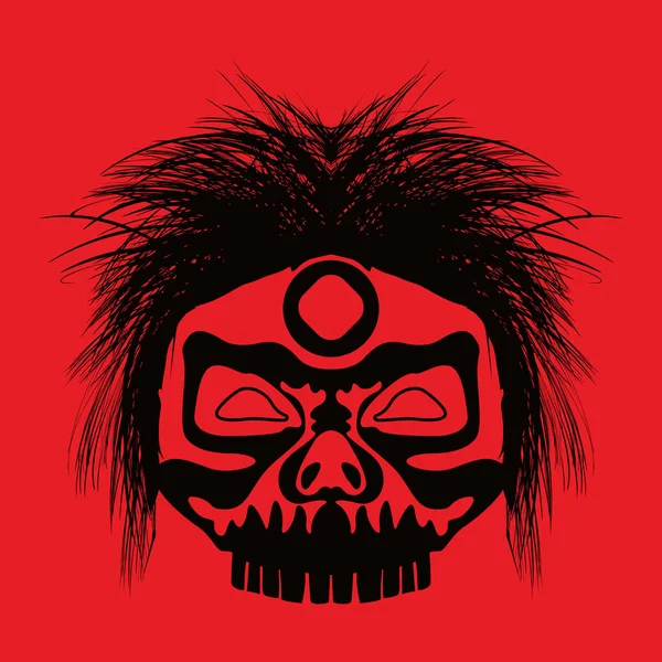 Máscara tribal 19 — Vector de stock