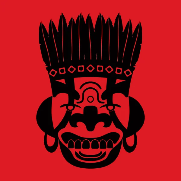 Masque tribal 32 — Image vectorielle