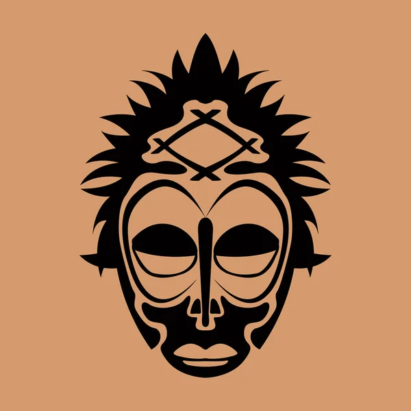 Tribal mask 51 — Stock vektor