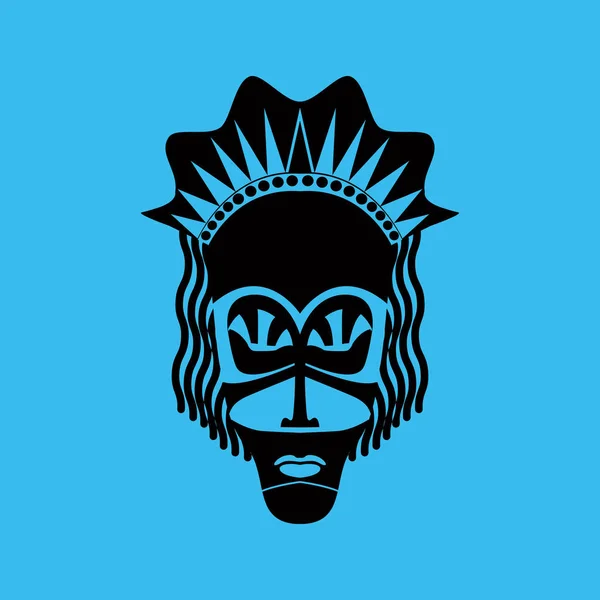 Masque tribal 52 — Image vectorielle