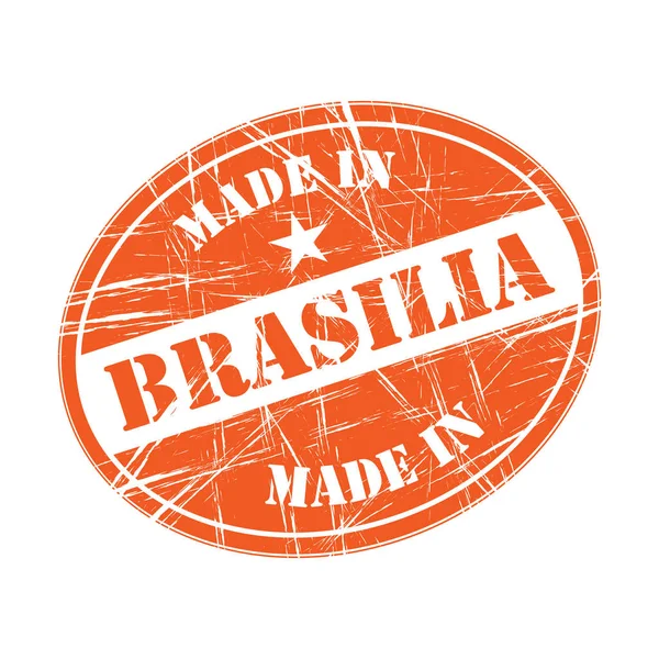 Fabriqué à Brasilia — Image vectorielle