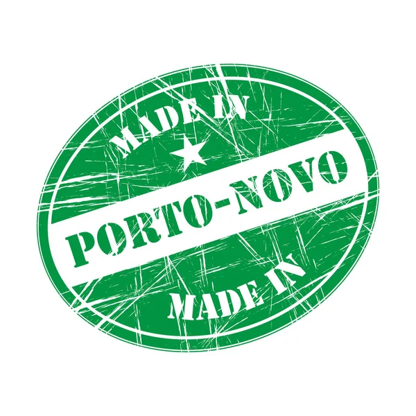 Fabriqué à Porto-Novo — Image vectorielle