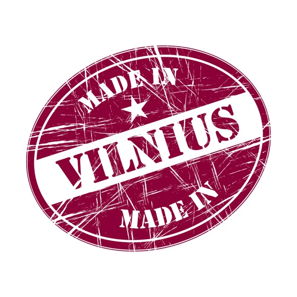 Made in Vilnius — Stockvektor
