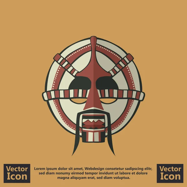 Máscara tribal símbolo 23 — Vector de stock