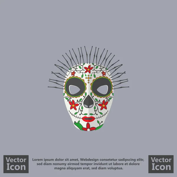 Symbol mexické masky 5 — Stockový vektor