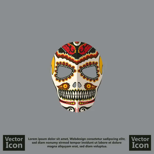 Symbol mexické masky 11 — Stockový vektor