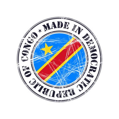 Demokratik Kongo Cumhuriyeti kauçuk damgası madein