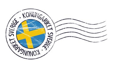 İsveç grunge posta pulu