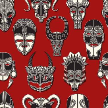 Dikişsiz kabile maskesi