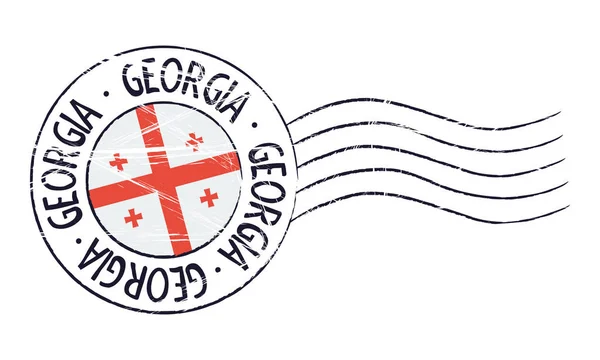 Gruzie grunge poštovní razítko — Stockový vektor