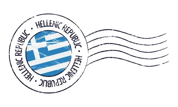 Řecko grunge poštovní razítko — Stockový vektor