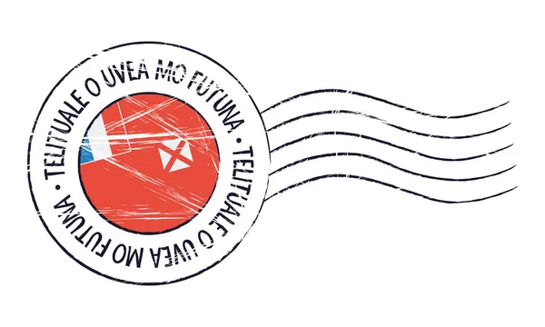 Timbre postal Wallis-et-Futuna — Image vectorielle