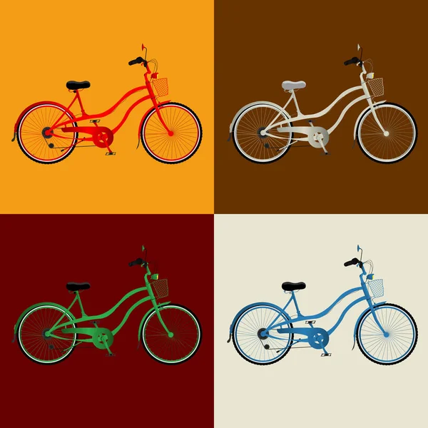 Bisiklet tasarımı — Stok Vektör