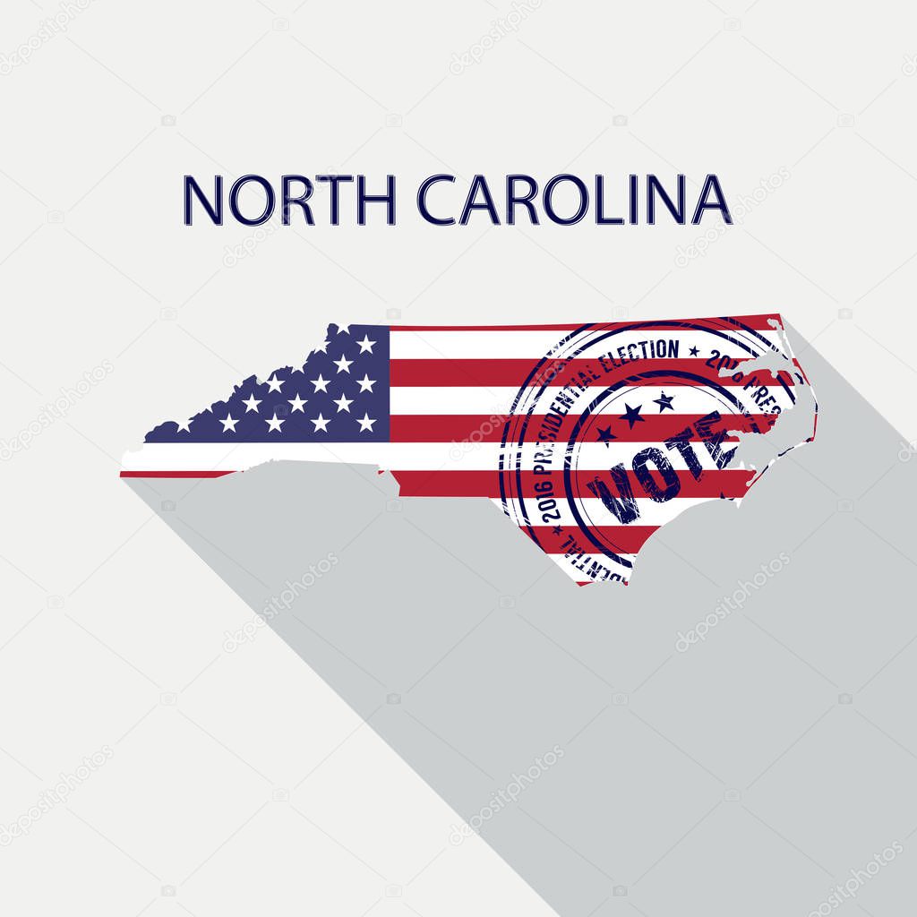 North Carolina vote graphic