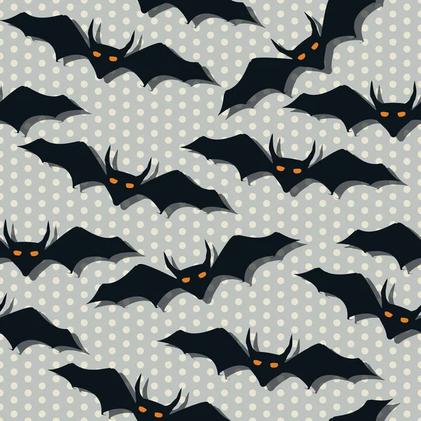 Patrón de murciélago — Vector de stock